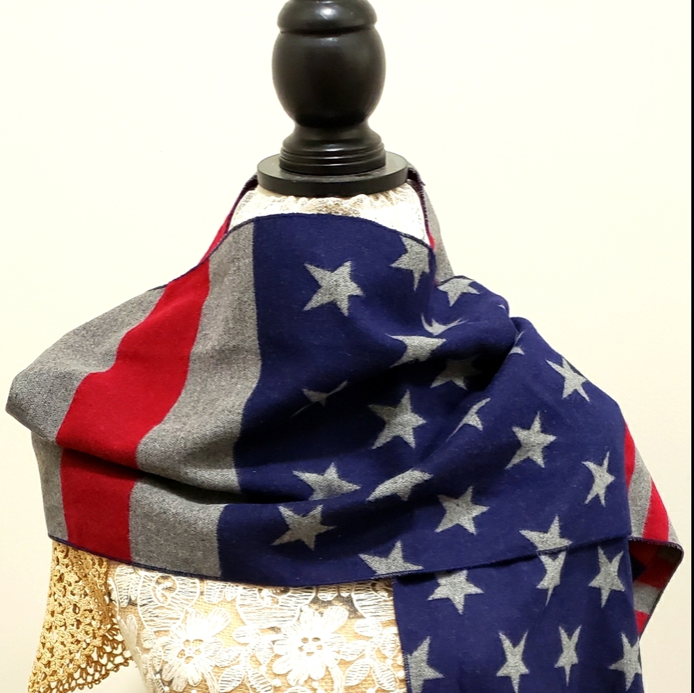 🇺🇲 Americana 🇺🇲 Flag Scarf - Unisex